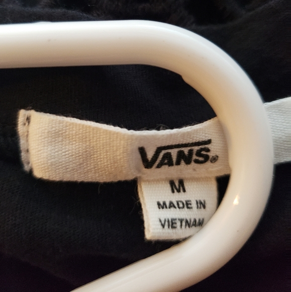 Vans Halter Black Mesh Tank Top Medium - Picture 4 of 4